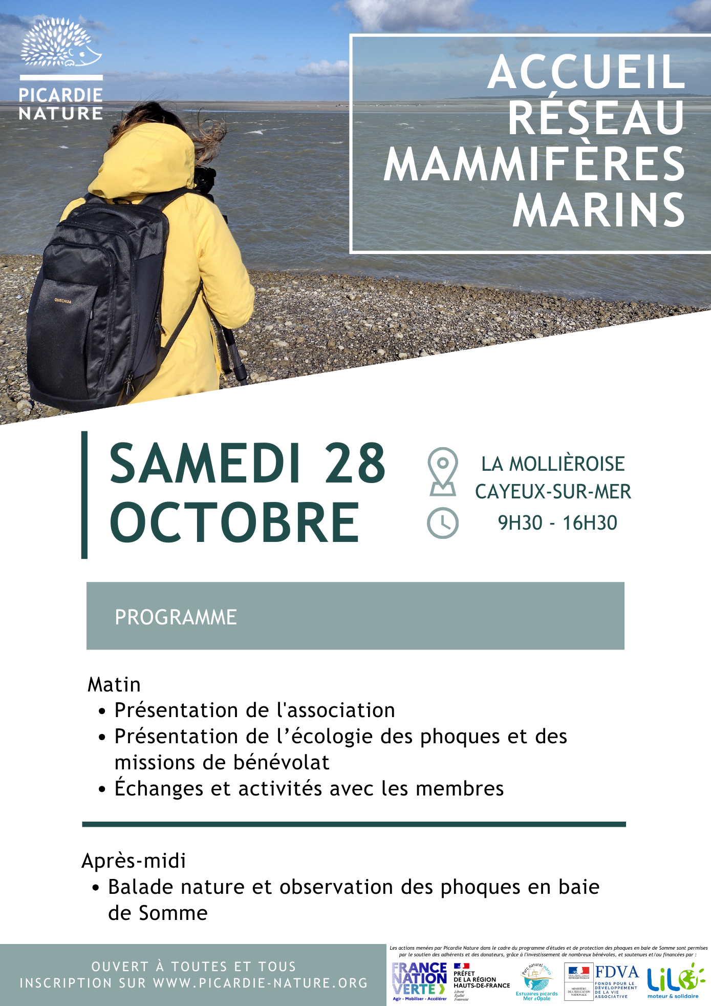 Picardie Nature - Journée d'accueil des membres de réseaux - 30 Septembre ( Somme)